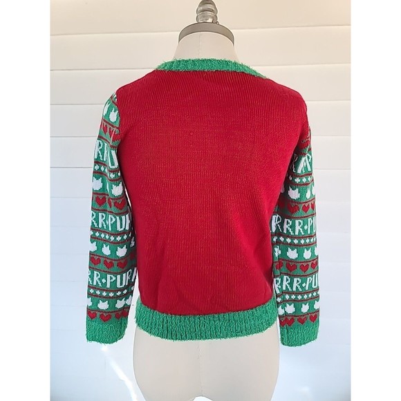 It's Our Time Christmas Cat Sweater - Picture 4 of 10